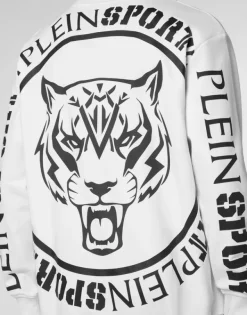 Abbigliamento Sportivo^Plein Sport Sweatshirt Round Neck Carbon Tiger