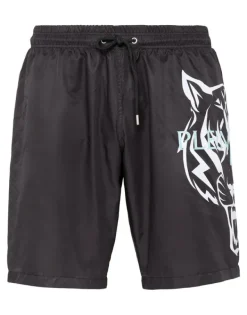 Moda Mare^Plein Sport Swim-Trunks Tiger