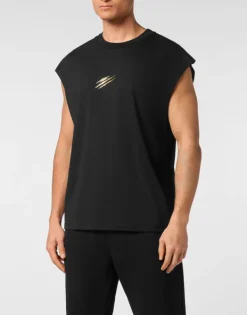 T-shirts^Plein Sport Tanktop T-shirt Label