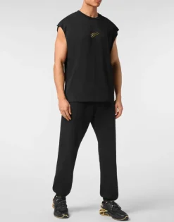 T-shirts^Plein Sport Tanktop T-shirt Label