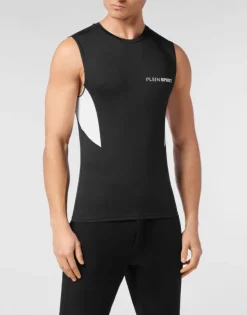 T-shirts^Plein Sport Technical Jersey T-shirt Sleeveless