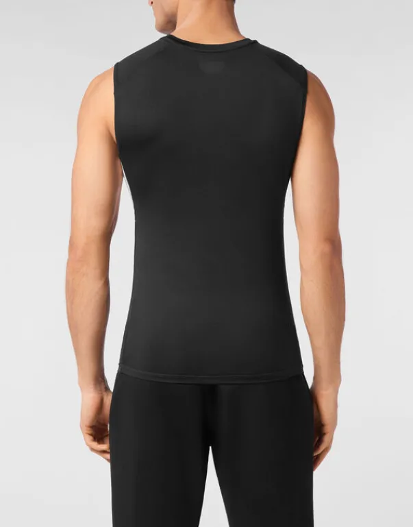 T-shirts^Plein Sport Technical Jersey T-shirt Sleeveless