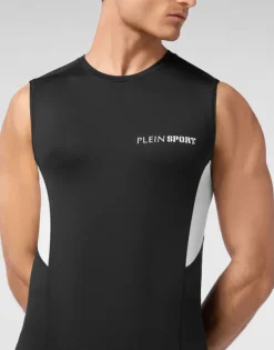 T-shirts^Plein Sport Technical Jersey T-shirt Sleeveless