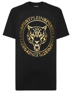 T-shirts^Plein Sport T-shirt Round Neck SS Carbon Tiger