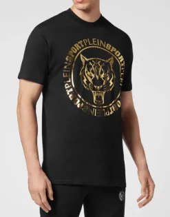 T-shirts^Plein Sport T-shirt Round Neck SS Carbon Tiger