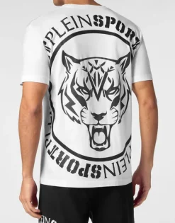 T-shirts^Plein Sport T-shirt Round Neck SS Carbon Tiger