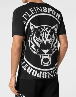 T-shirts^Plein Sport T-shirt Round Neck SS Carbon Tiger