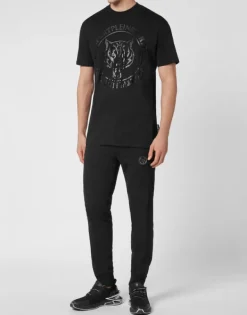 T-shirts^Plein Sport T-shirt Round Neck SS Carbon Tiger