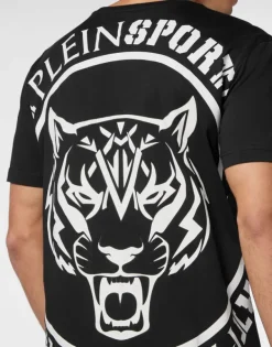 T-shirts^Plein Sport T-shirt Round Neck SS Carbon Tiger