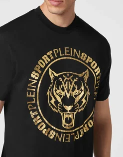 T-shirts^Plein Sport T-shirt Round Neck SS Carbon Tiger