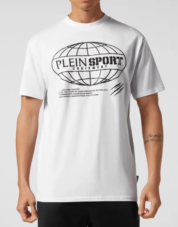 T-shirts^Plein Sport T-shirt Round Neck SS Global Express Edition