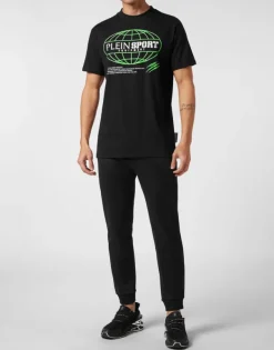 T-shirts^Plein Sport T-shirt Round Neck SS Global Express Edition