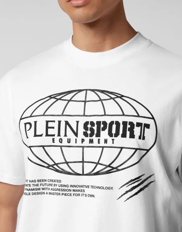 T-shirts^Plein Sport T-shirt Round Neck SS Global Express Edition