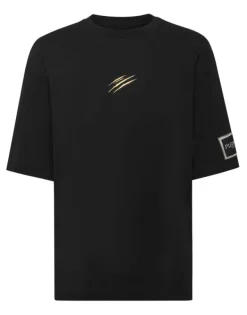 T-shirts^Plein Sport T-shirt Round Neck SS Label