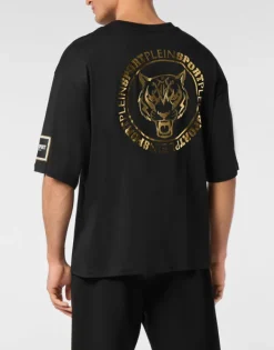 T-shirts^Plein Sport T-shirt Round Neck SS Label