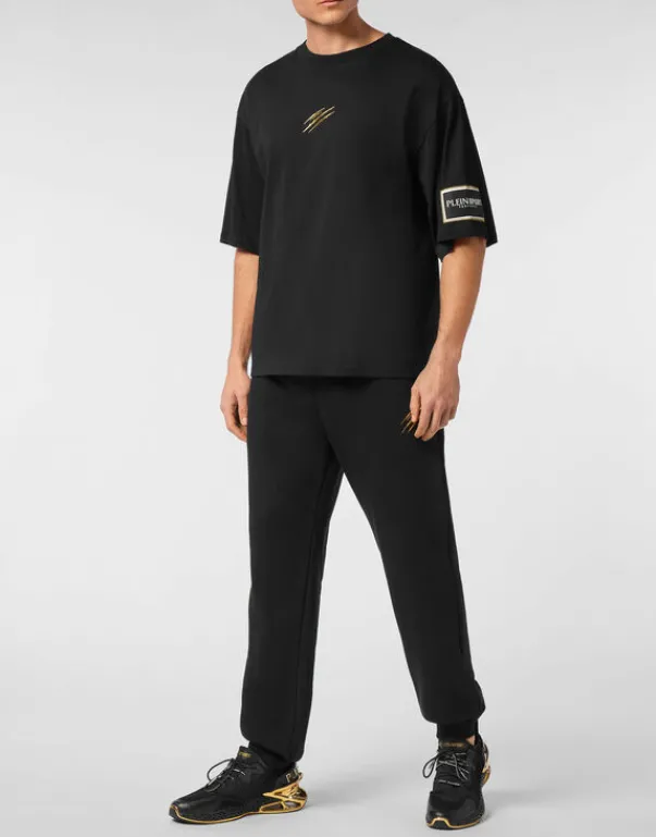 T-shirts^Plein Sport T-shirt Round Neck SS Label