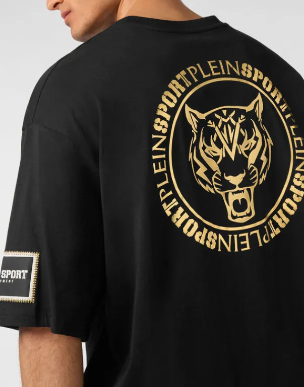 T-shirts^Plein Sport T-shirt Round Neck SS Label