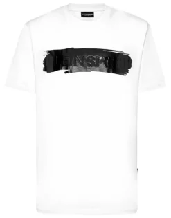 T-shirts^Plein Sport T-shirt Round Neck SS Silver Brush