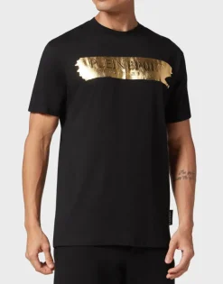 T-shirts^Plein Sport T-shirt Round Neck SS Silver Brush