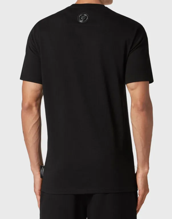T-shirts^Plein Sport T-shirt Round Neck SS Silver Brush