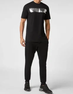 T-shirts^Plein Sport T-shirt Round Neck SS Silver Brush