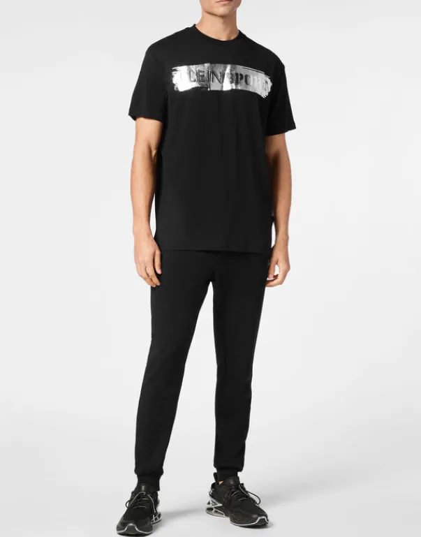 T-shirts^Plein Sport T-shirt Round Neck SS Silver Brush