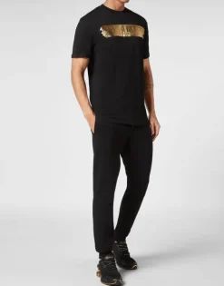 T-shirts^Plein Sport T-shirt Round Neck SS Silver Brush