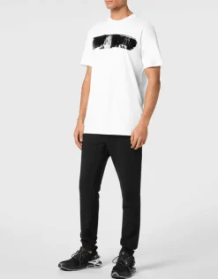 T-shirts^Plein Sport T-shirt Round Neck SS Silver Brush