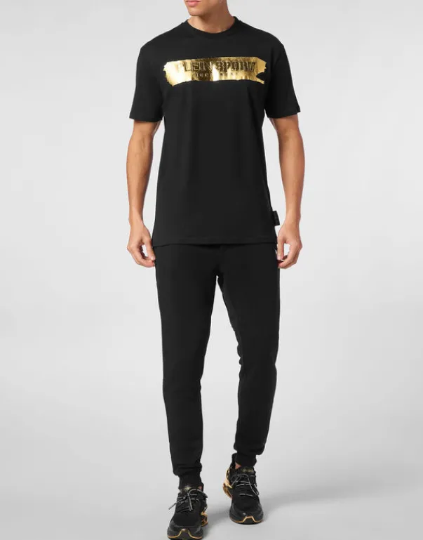 T-shirts^Plein Sport T-shirt Round Neck SS Silver Brush