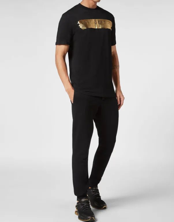 T-shirts^Plein Sport T-shirt Round Neck SS Silver Brush