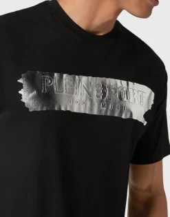 T-shirts^Plein Sport T-shirt Round Neck SS Silver Brush