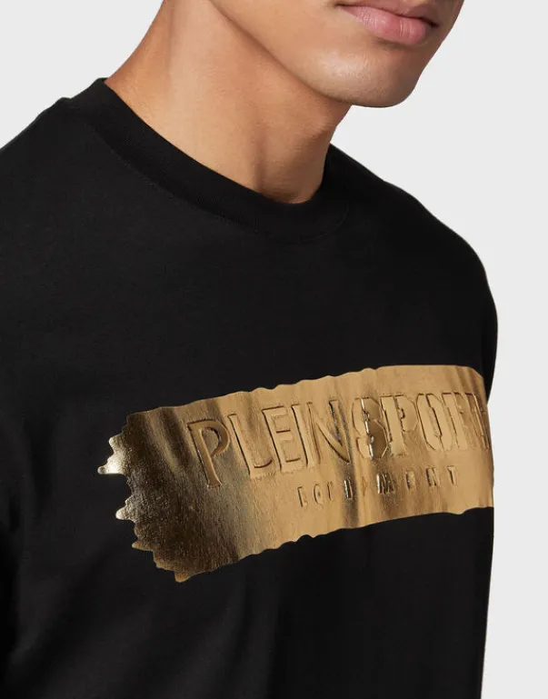 T-shirts^Plein Sport T-shirt Round Neck SS Silver Brush