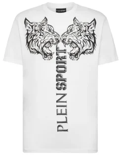 T-shirts^Plein Sport T-shirt Round Neck SS Tiger