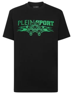 T-shirts^Plein Sport T-shirt Round Neck SS Tiger