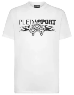 T-shirts^Plein Sport T-shirt Round Neck SS Tiger