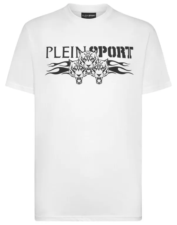 T-shirts^Plein Sport T-shirt Round Neck SS Tiger