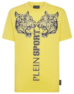 T-shirts^Plein Sport T-shirt Round Neck SS Tiger