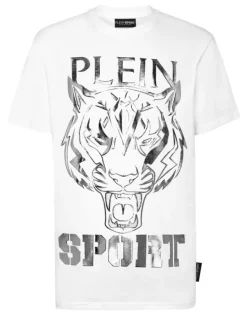 T-shirts^Plein Sport T-shirt Round Neck SS Tiger