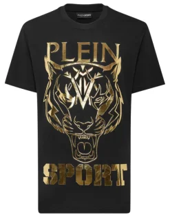 T-shirts^Plein Sport T-shirt Round Neck SS Tiger