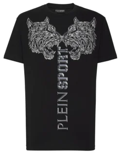 T-shirts^Plein Sport T-shirt Round Neck SS Tiger