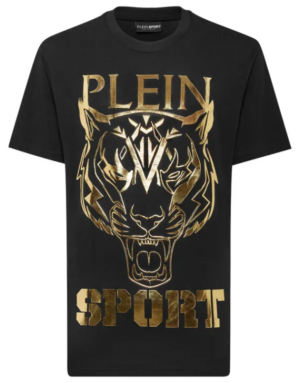 T-shirts^Plein Sport T-shirt Round Neck SS Tiger