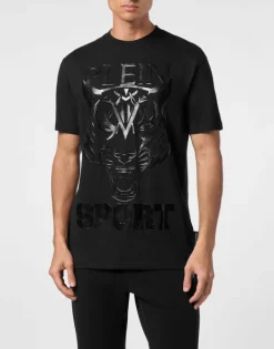 T-shirts^Plein Sport T-shirt Round Neck SS Tiger