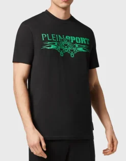 T-shirts^Plein Sport T-shirt Round Neck SS Tiger