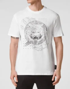 T-shirts^Plein Sport T-shirt Round Neck SS Tiger