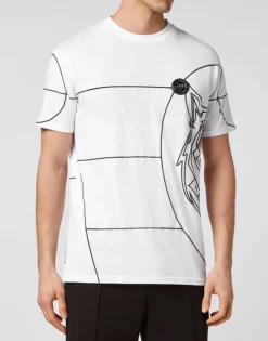 T-shirts^Plein Sport T-shirt Round Neck SS Tiger