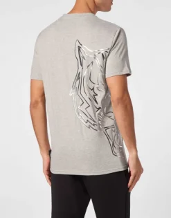 T-shirts^Plein Sport T-shirt Round Neck SS Tiger