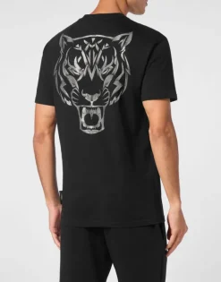 T-shirts^Plein Sport T-shirt Round Neck SS Tiger