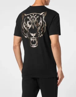 T-shirts^Plein Sport T-shirt Round Neck SS Tiger