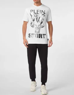 T-shirts^Plein Sport T-shirt Round Neck SS Tiger