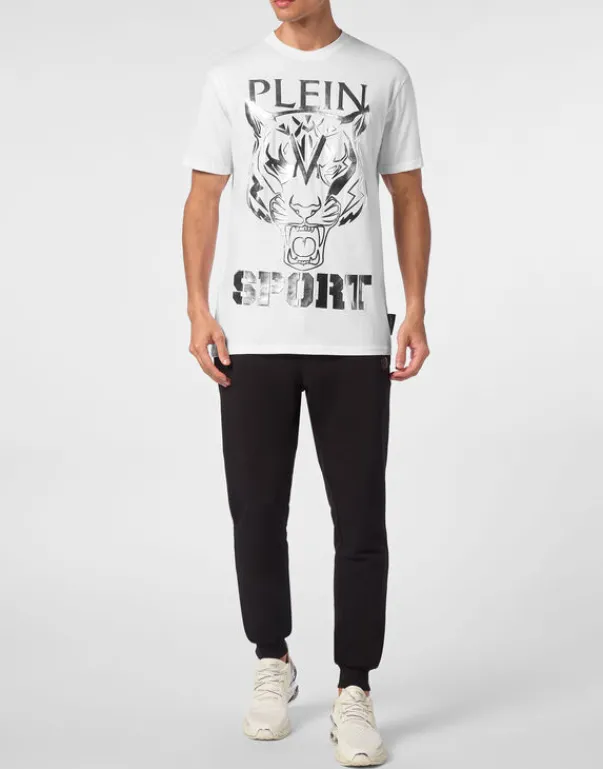 T-shirts^Plein Sport T-shirt Round Neck SS Tiger